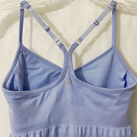 RARE Lululemon Lightweight Fitted Strappy Yoga Tank w/ Bra Lavender 6 NWOT - Picture 12 of 15